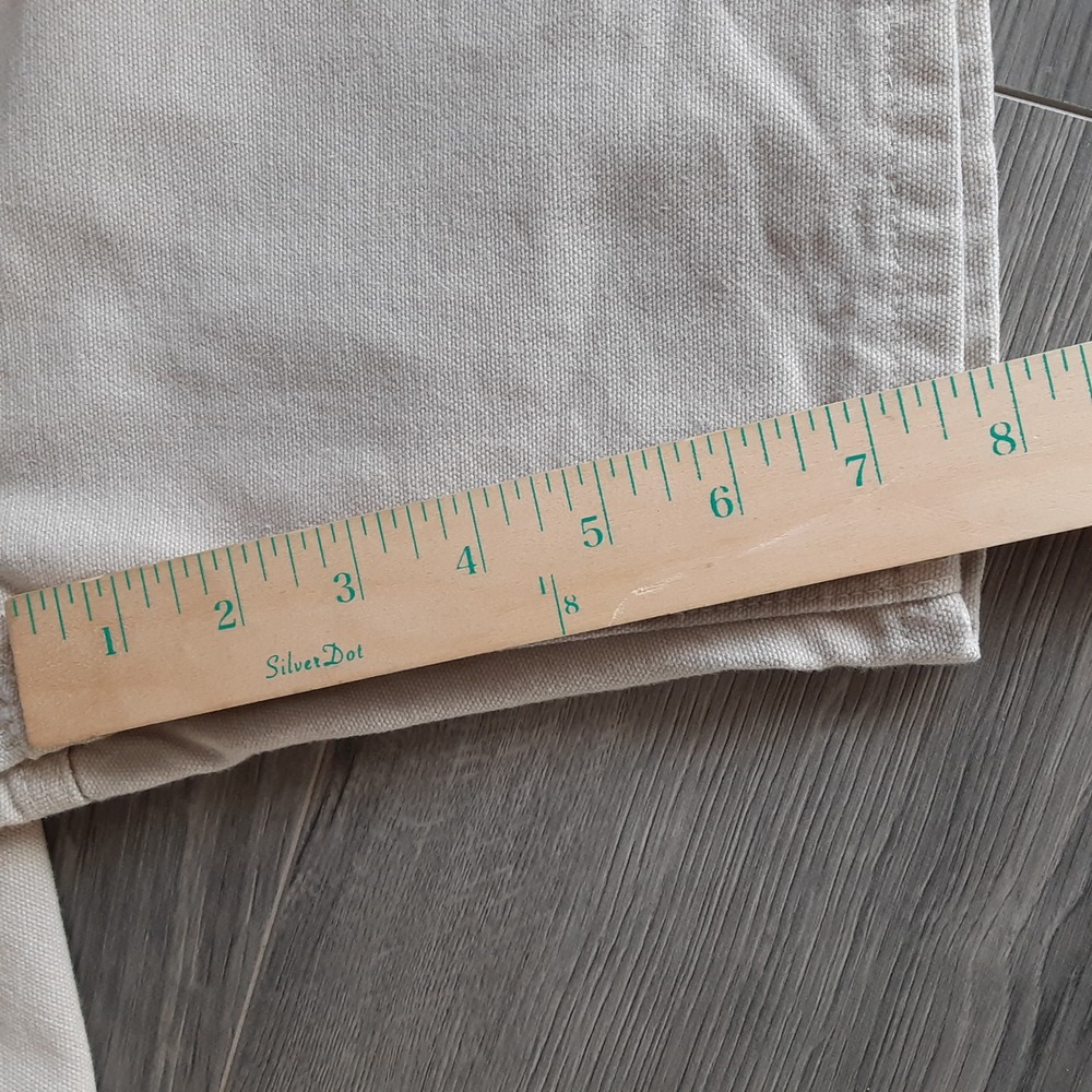 Vintage Carhartt Mens B25 STN Stone Canvas Carpenter Utility Shorts Beige 32 - Picture 5 of 9
